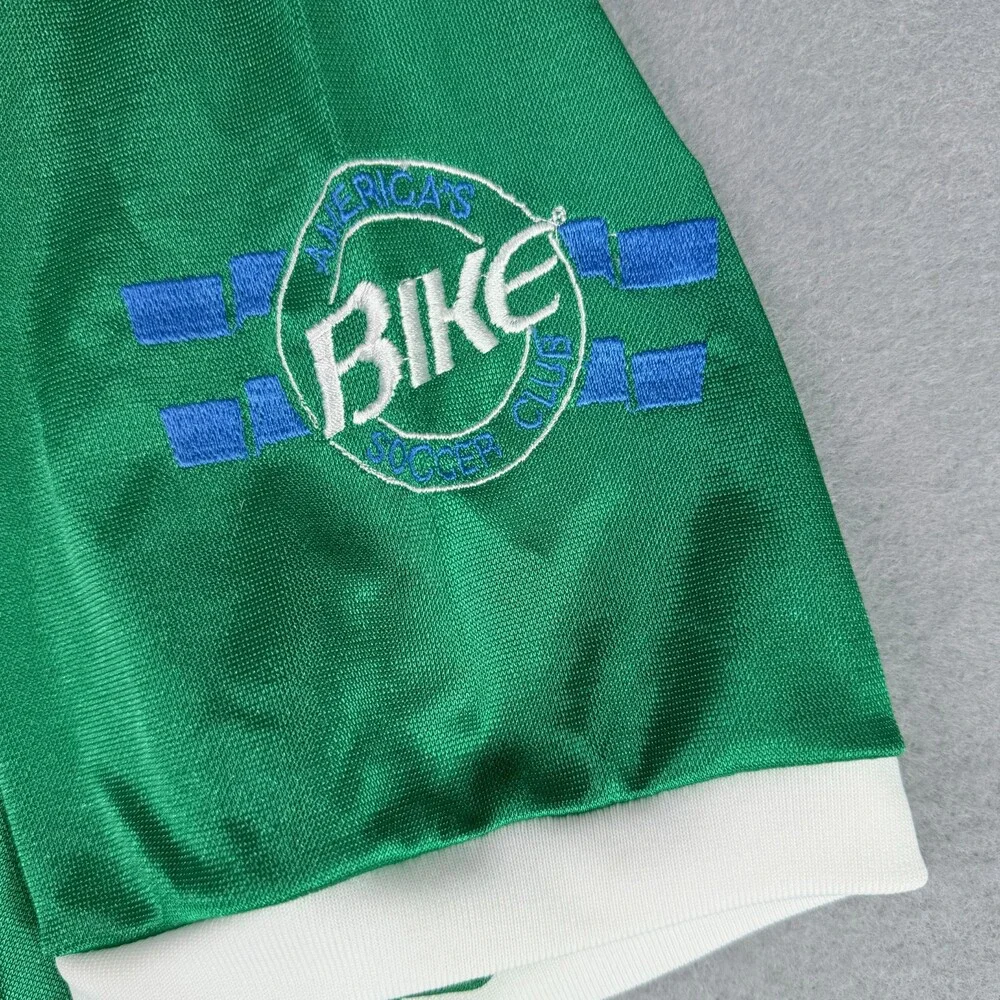 Rare Vintage Dallas Sidekicks Soccer Jersey Bike 90-91 Away MSL XL USA Made
